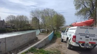 Hallaron muerto al hombre arrastrado por el río en Allen tras 24 horas de&nbsp;búsqueda